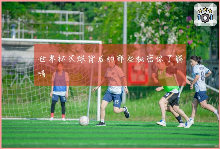 世界杯买球背后的那些秘密你了解吗